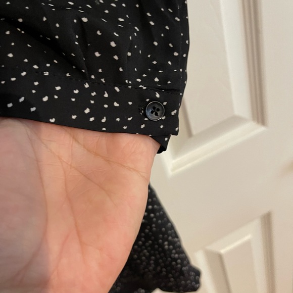 Long sleeve polka dot dress - Picture 4 of 7